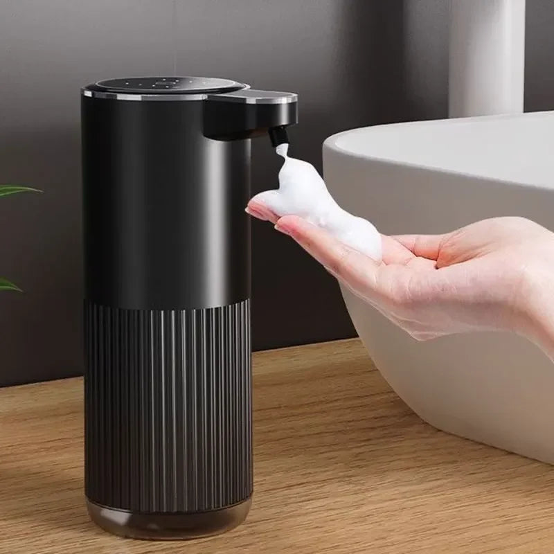 350ml Outomatiese Seepdispenser Raaklose Skuimdispenser 4 Vlak Muurgemonteerde Handevrye Outomaties vir Huis