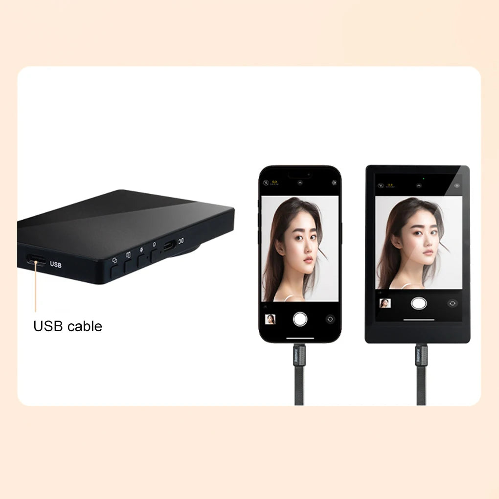 Smartphone Wireless Magnetic Monitor Screen For Smartphone Vlog Live Stream Video Recording Outdoor Selfie Assistanc Screen New