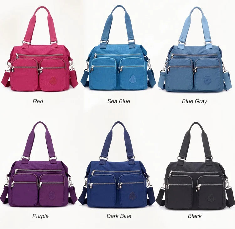 Women's Fashion Top-Handle Bag for Women Big Handbag Nylon Crossbody Bags Waterproof Shoulder bag purses and handbags bolsos sac