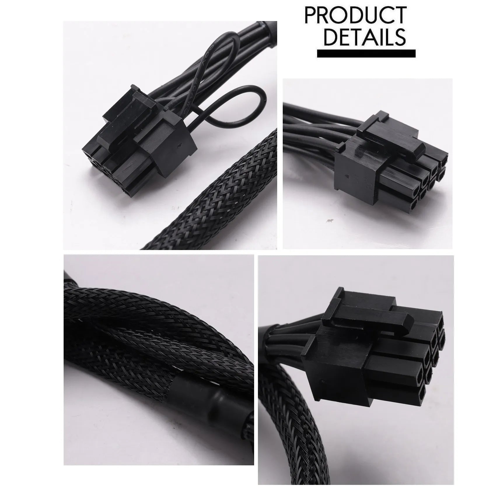 PSU 8Pin to Dual 8Pin(6+2) Pin PCIe Modular Power Supply Cable for EVGA Supernova G2 G3 P2 T2 GS 650 750 850 1000 1600
