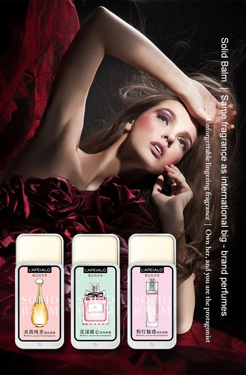 Vroue Liggaam Feromoon Parfum Soliede Balsem Langdurige Geur Liggewig Geur Draagbare Soliede Parfum Balsem