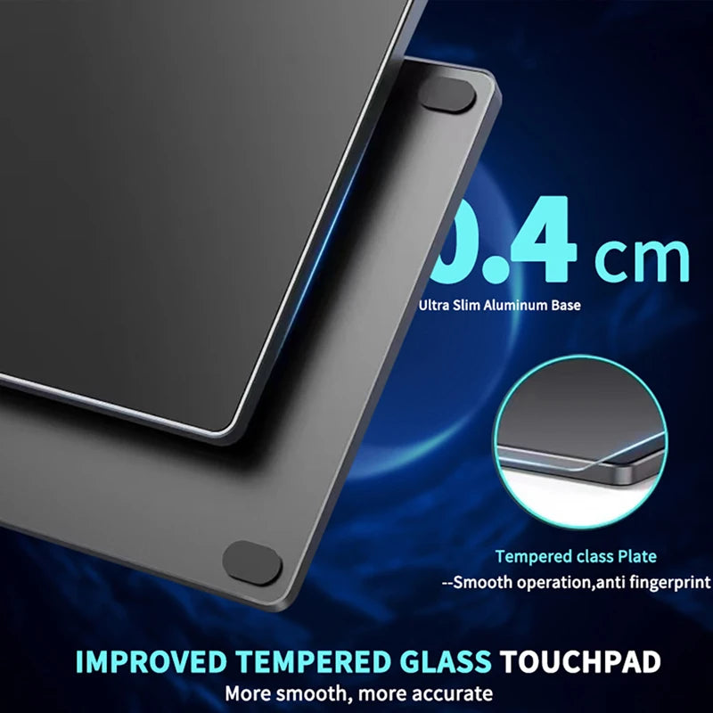 Portable Wired Trackpad Muti-Touch,Touchpad with High Precision USB Touchpad for Windows 10/11 Laptop Notebook PC Computer