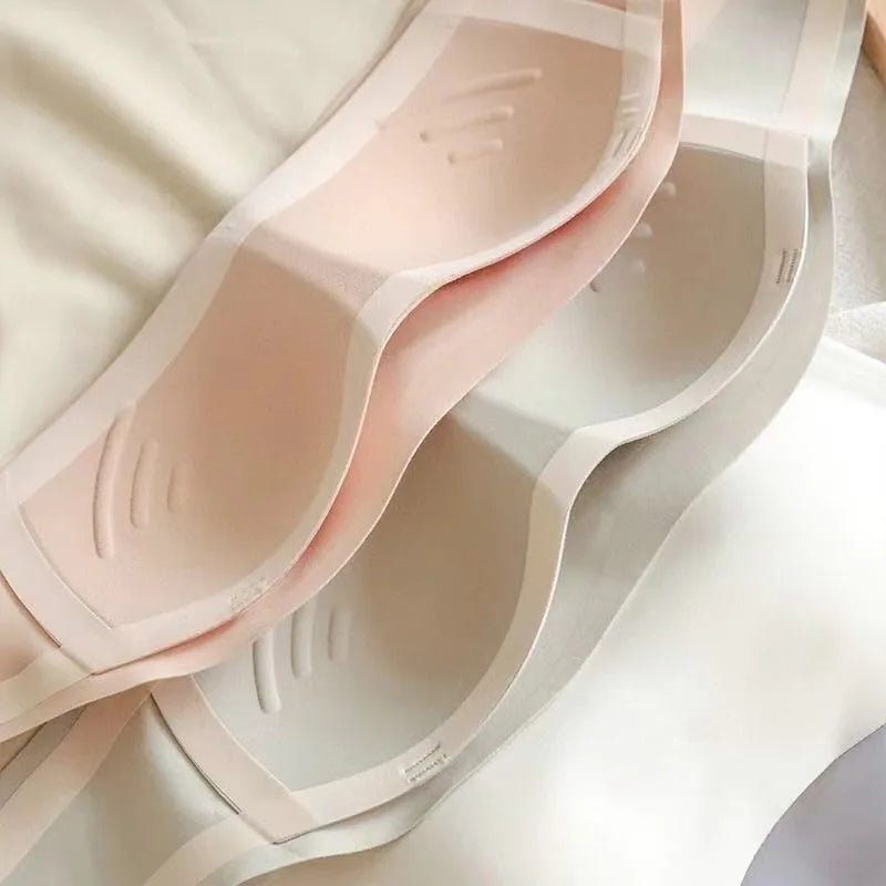 Women Sexy Strapless Bra Push Up Wireless Bras Tube Top Anti-Slip Seamless Invisible Bralette Without Straps Ladies Lingerie