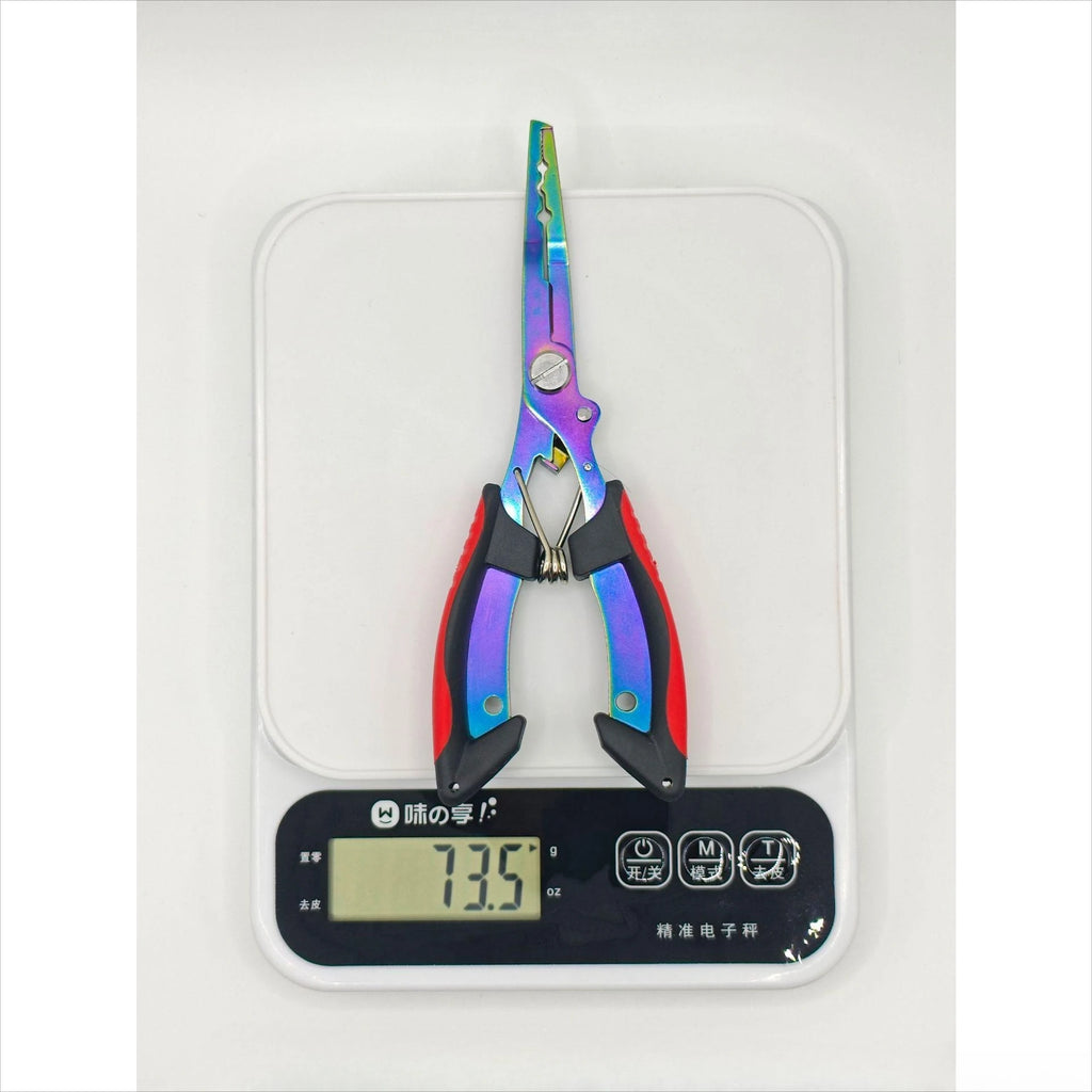 1Pc Fishing Pliers Multifunctional Long Nose Stainless Steel Hook Remover Cut Fishing Line Fishing Hook Tackle Tool
