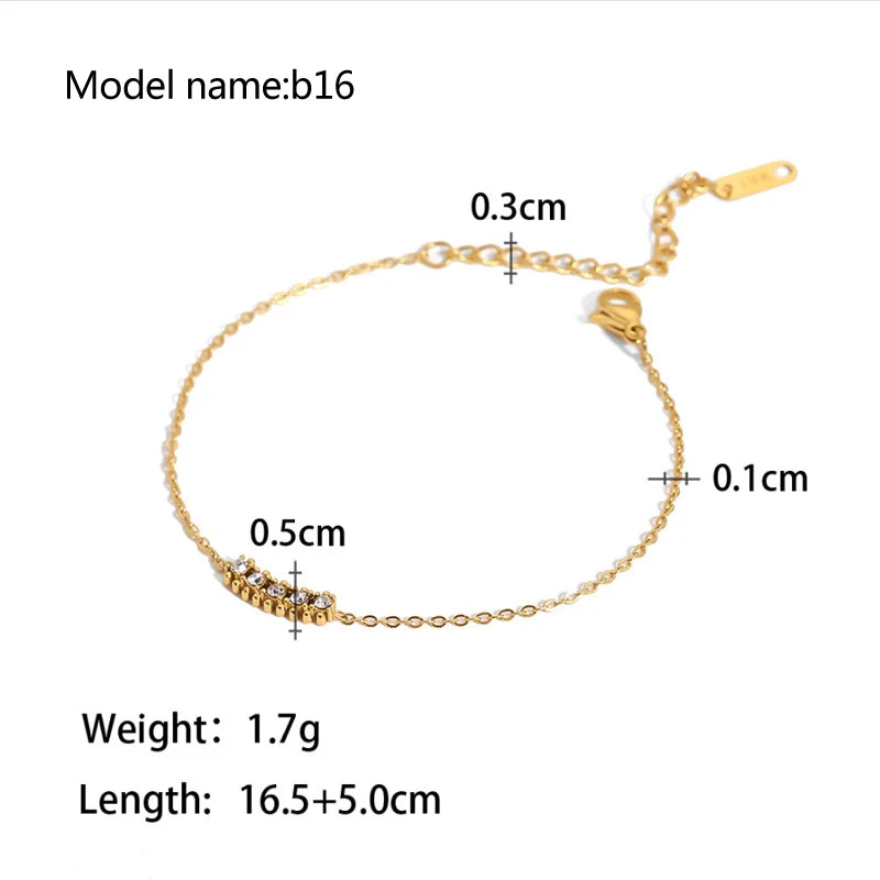 2026 Classic Snake Chain Bracelets Women Trend Gold Plated Stainless Steel Cuban Chain Bracelet Trendy Female Gifts Jewelry