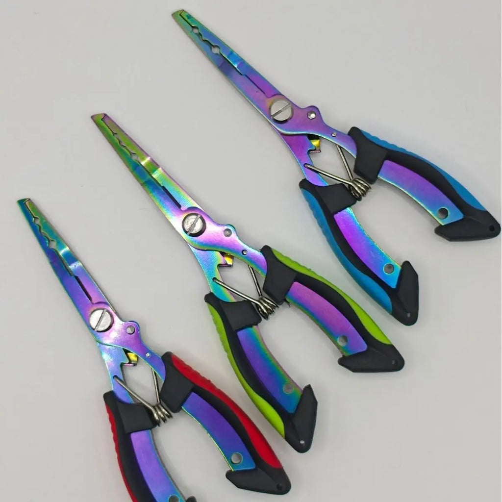 1Pc Fishing Pliers Multifunctional Long Nose Stainless Steel Hook Remover Cut Fishing Line Fishing Hook Tackle Tool