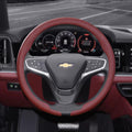 8D Nappa leather Car Steering Wheel Cover For Chevrolet Aveo Bolt Onix Cruze Spark Cavalier Colorado Malibu Auto Accessories