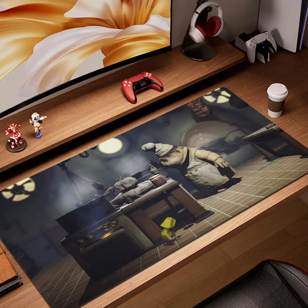 Xxl Mouse Pad Gamer Little Nightmares Pc Cabinet Games Desk Mat Mousepad Anime Computer Desks Office Accessories Keyboard Gaming