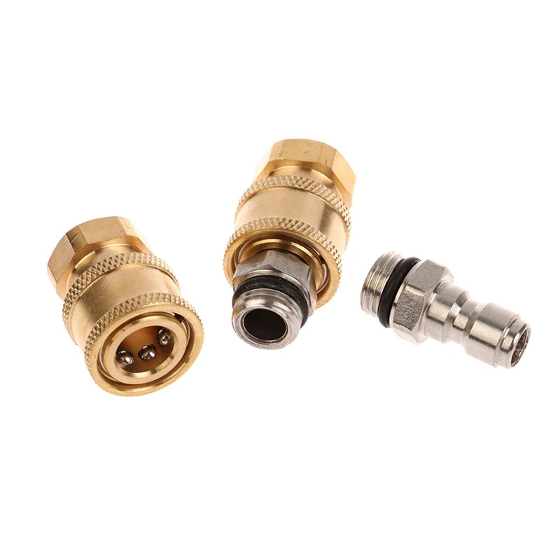 1/4 Inch Quick Connect Socket And Quick Connect With Female M14 For Pressure Washer Water Gun Car Washer Foam Lance Connector