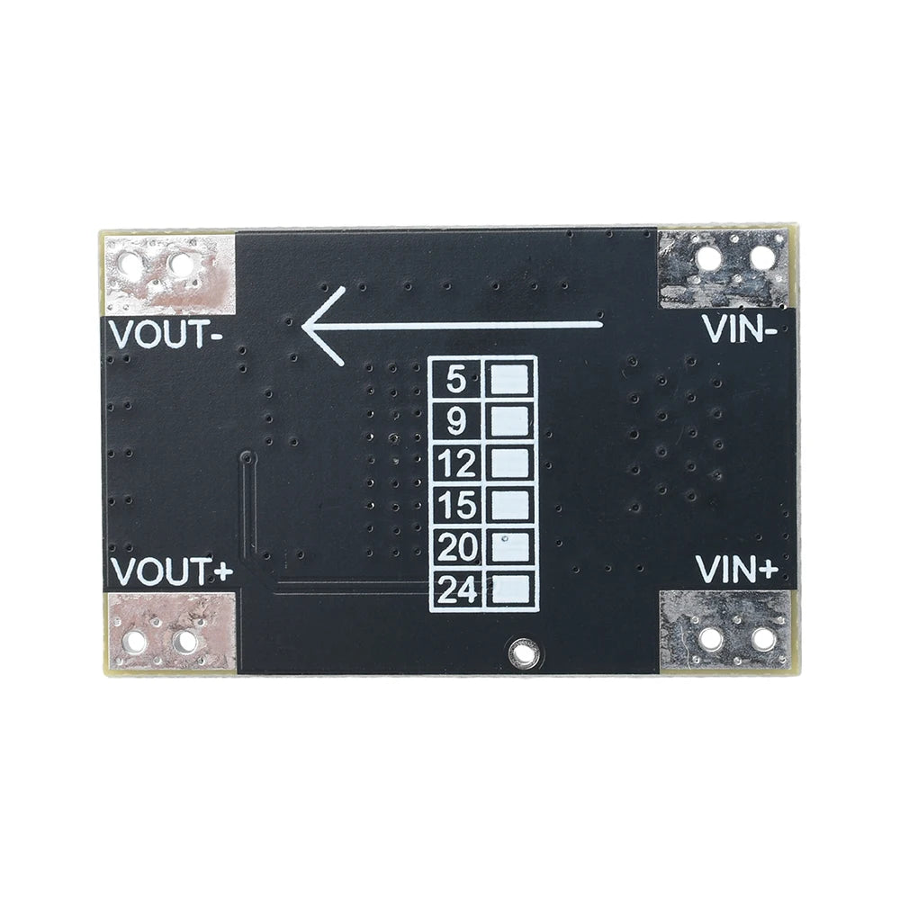 DC-DC 5-15V to 5V/9V/12V/24V Fixed Voltage Output Boost Power Module 5A High-Power Lithium Battery Boost Module