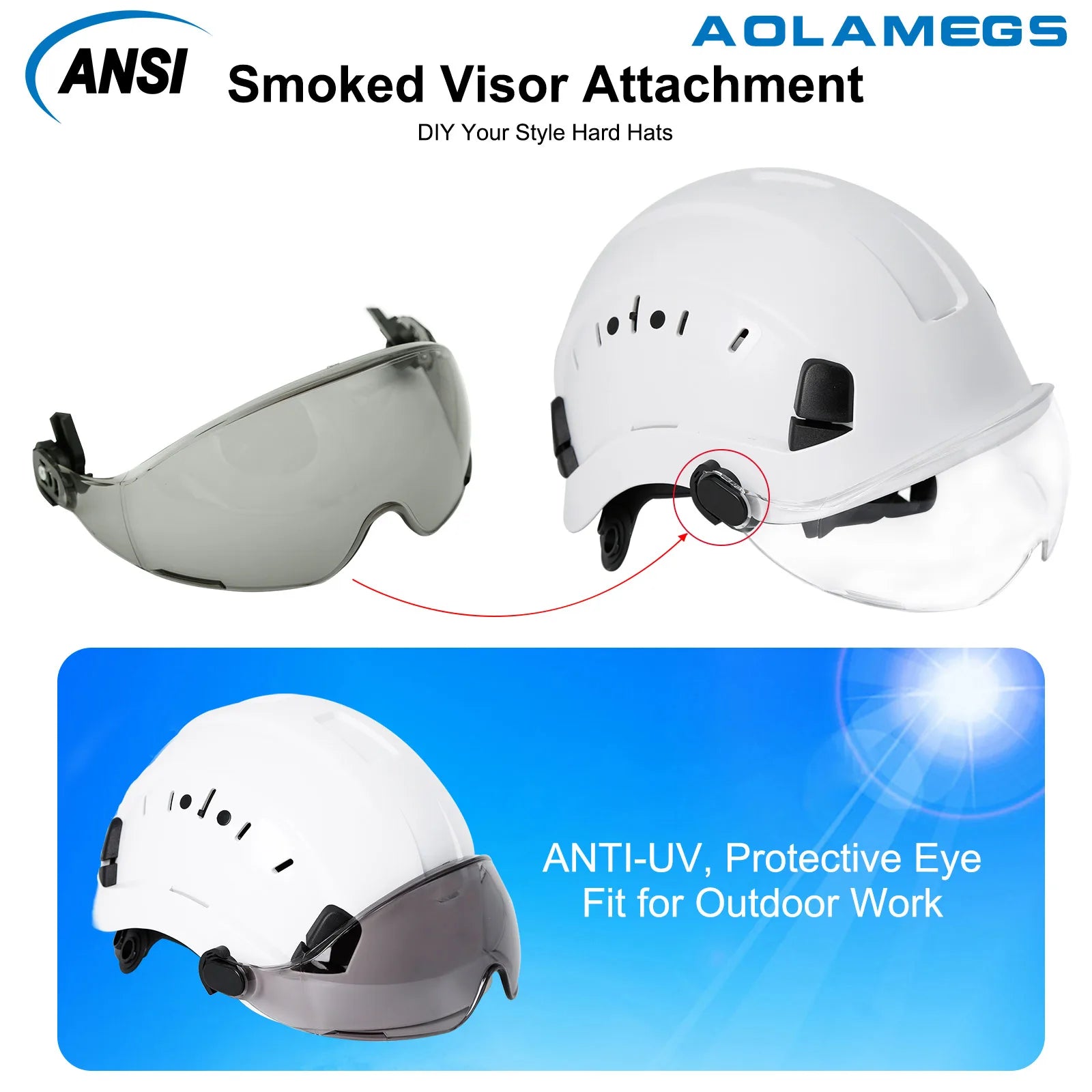 Safety Goggles Accessories for Aolamegs SF06 Helmet