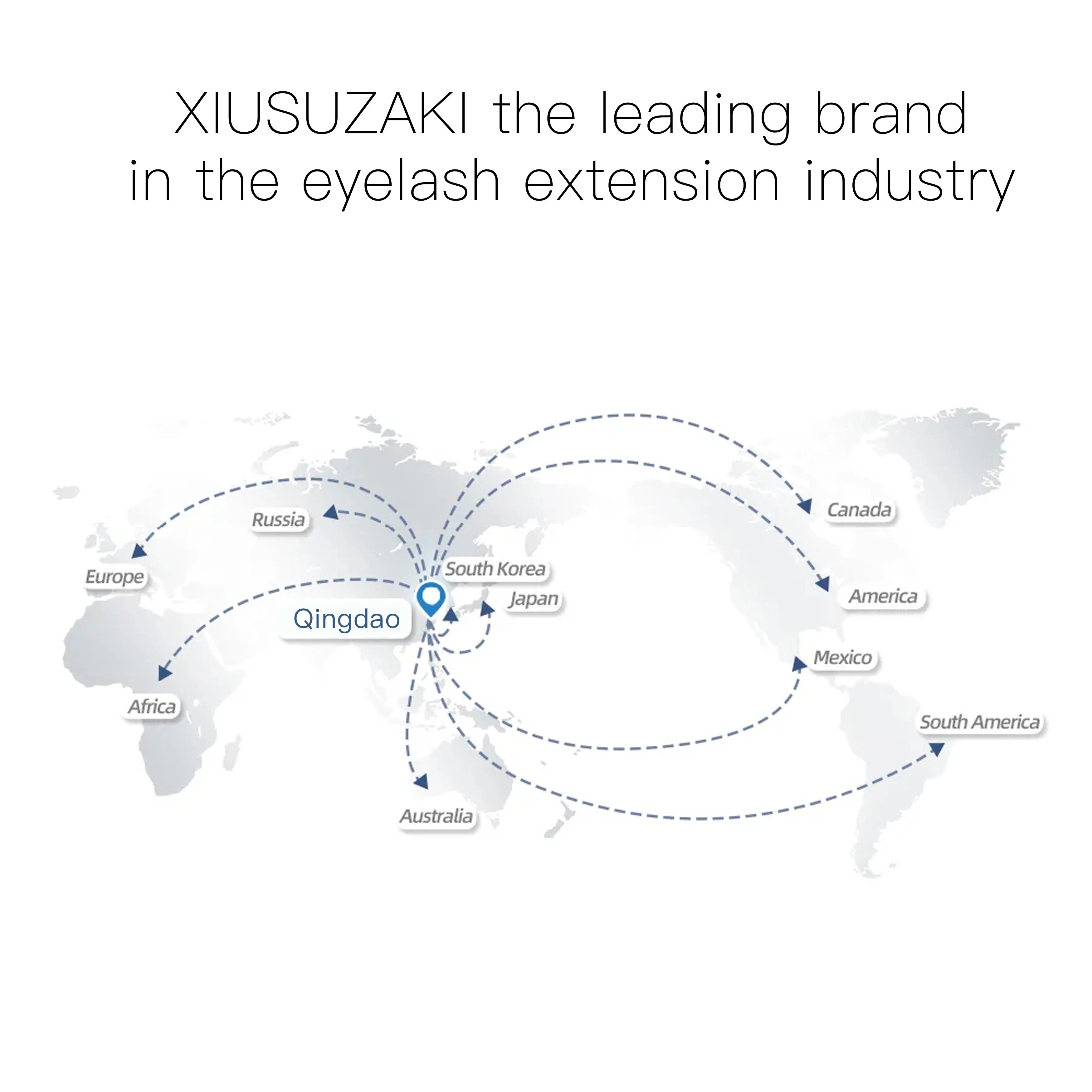 XIUSUZAKI  U-Shaped YY 3D 4D 5D W Eyelash Extensions New Style U/W Lashes Extension Mink Premade Volume Fans False Eyelashes