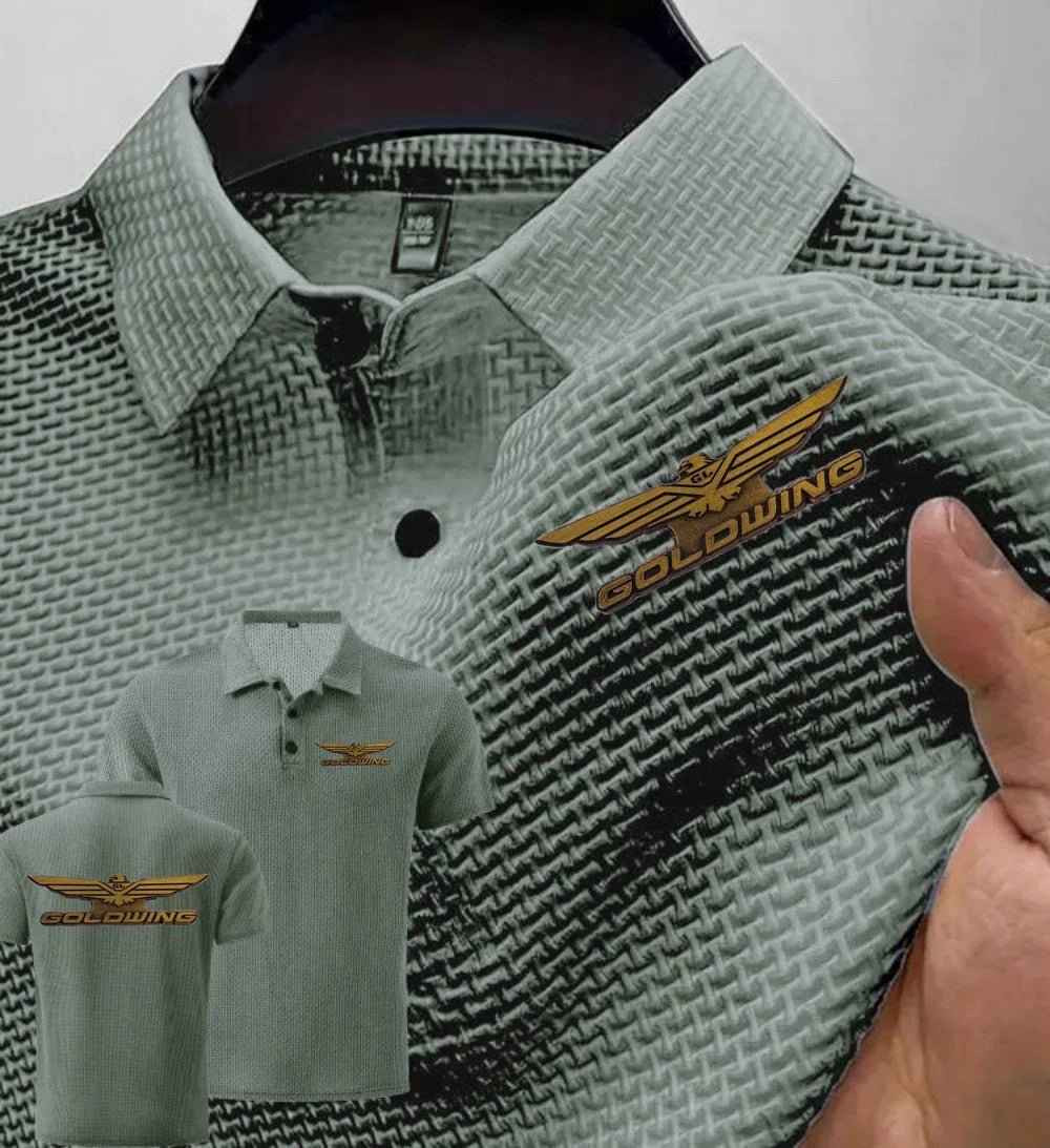 Nuwe Mans Polo Kortmou Goldwing GL1800 Japan Motorfietse Tee Ys Sy Asemende Mode T-hemp Manlike Klere Revers Tops