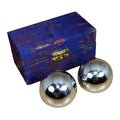 304 Stainless Steel Baoding Balls Set for Hand Exercise Stress Relief Therapy Massager Balls 2 Sizes 3.3cm and 3.8cm