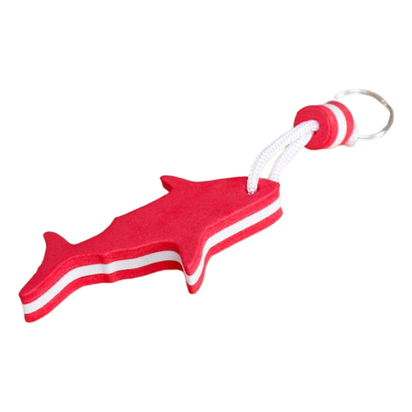 Floating Keyring Keychain Shark Shaped Floater Float Lightweight Buoyant Key