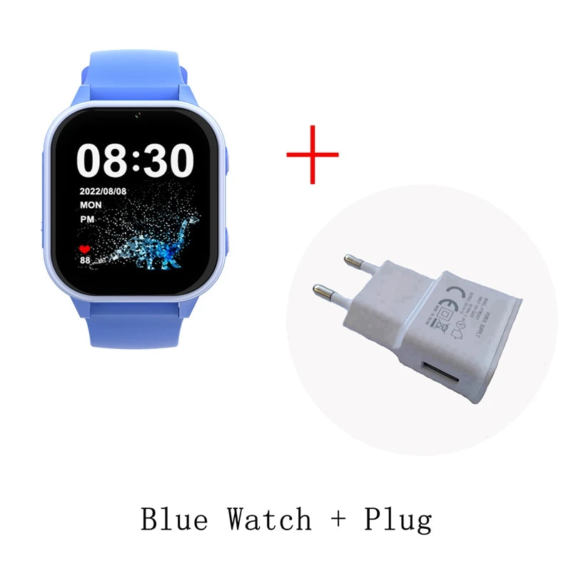 4G Smart Watch Kid SOS GPS WiFi Wristwatch Whatsapp KT19Pro MAX Android8.1 with Video Call Camera Monitor Children smartwatch