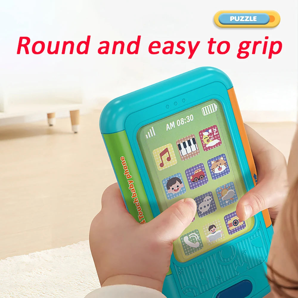 Kids Touch Screen Smart Mobile Phone Toys Enlightenment Early Education of Puzzle Simulated Musical Story Toy For Children