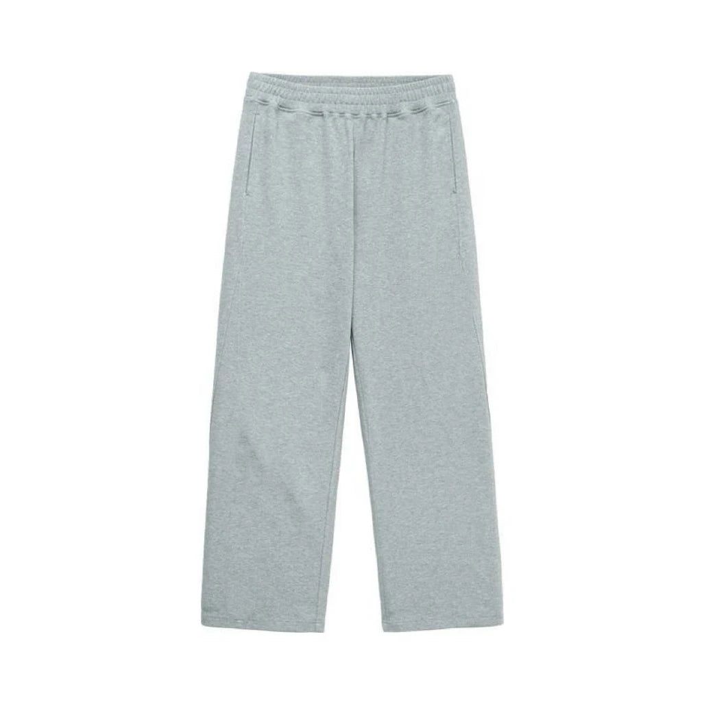 Comfortable Men's Straight Leg Sweatpants Y2K Retro Style Loose Fit Joggers Hip Hop Casual Pants with Big Pockets