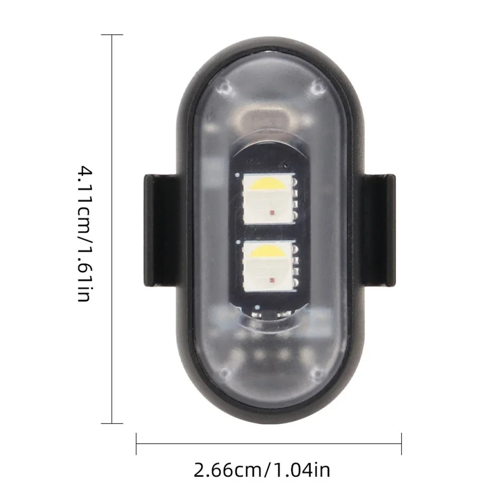 RGB Led Scooter Flitsligte Fiets LED Flitsposisie Draadlose Lig Vliegtuig Helikopter Waarskuwingsligte Toebehore