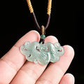 Myanmar Jadeite Phoenix Pendant Necklace Luxury Carved Amulet Charm Talismans Burmese Jade Natural Gemstone Gifts for Women