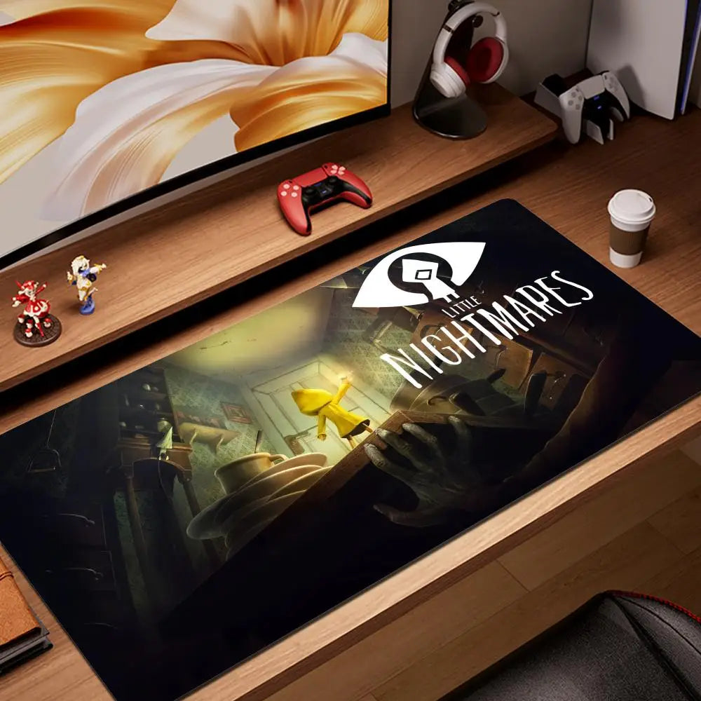 Xxl Mouse Pad Gamer Little Nightmares Pc Cabinet Games Desk Mat Mousepad Anime Computer Desks Office Accessories Keyboard Gaming