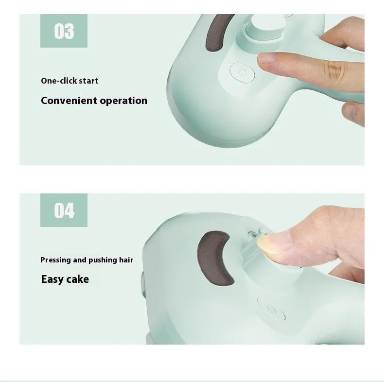 Pet Hair Removal Comb with Water Tank And Release Button Cat Dog Shedding Spray Steam Brush for Grooming