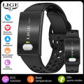LIGE Fitness Tracker ECG+PPG SpO2 Sport Smart Bracelet Body Fat BMI Heart Rate Blood Pressure Monitor Pedometer Smartwatch Band