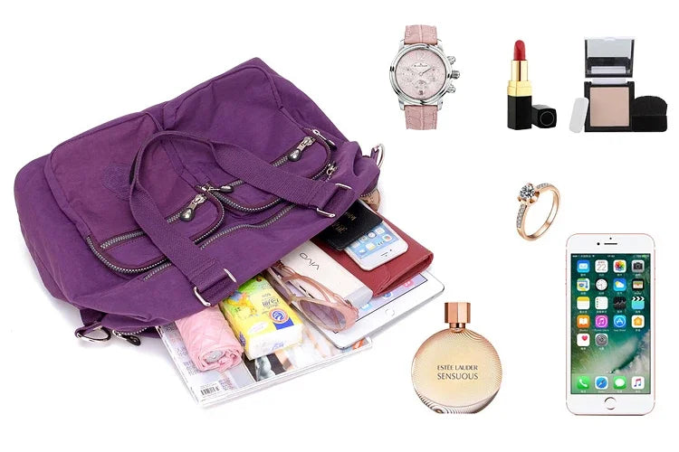 Women's Fashion Top-Handle Bag for Women Big Handbag Nylon Crossbody Bags Waterproof Shoulder bag purses and handbags bolsos sac