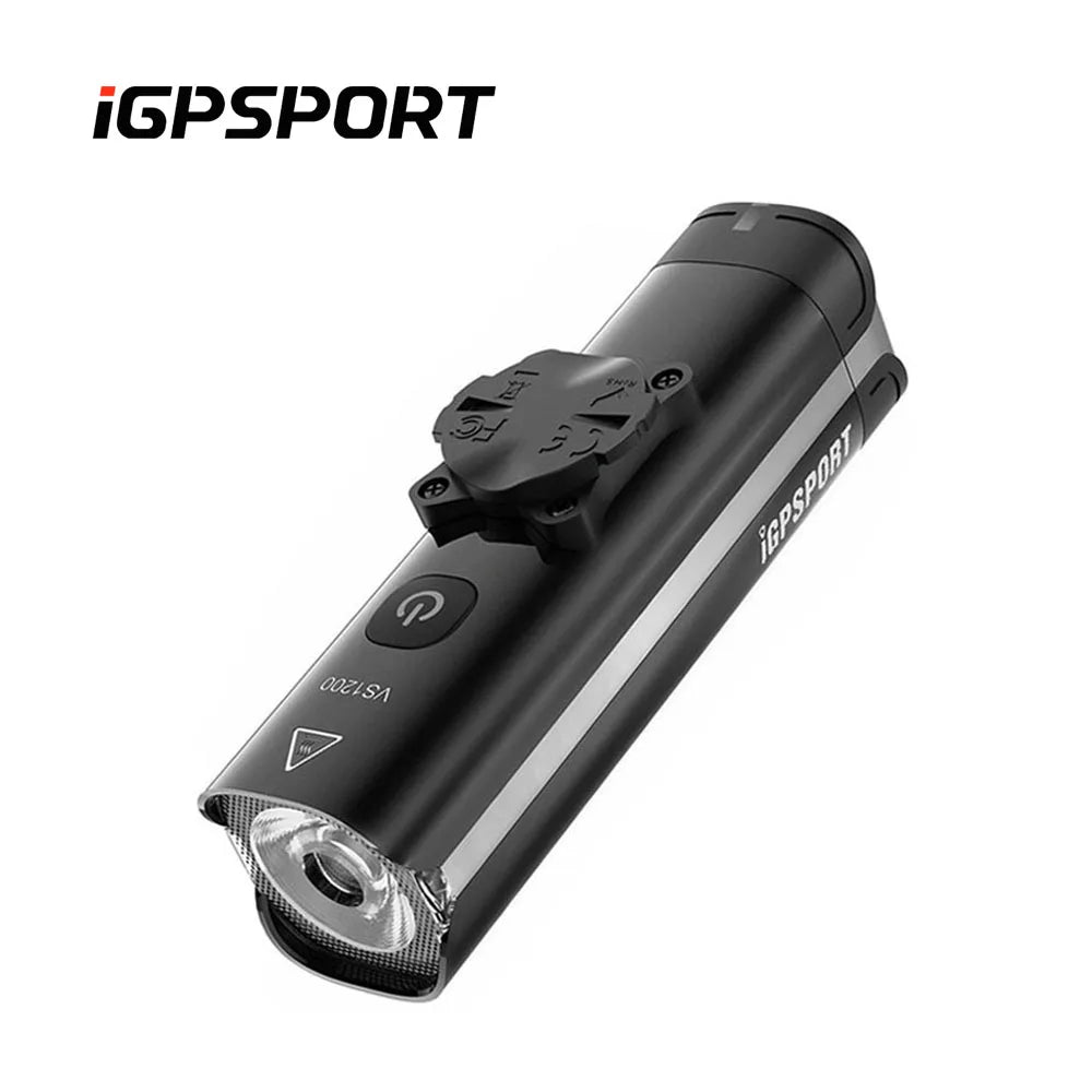 iGPSPORT VS1200 Bike Light Smart Bicycle Headlight for MTB/Road Bikes High Brightness Cycling Light Bicycle Accessories