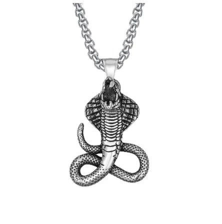 Stainless steel retro eagle hunting necklace titanium steel eagle men's pendant pendant pendant