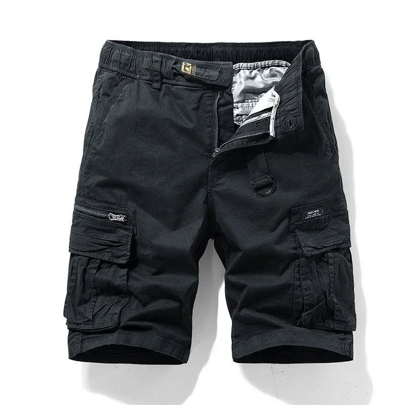 New Men Summer Cotton Cargo Camouflage Shorts Men Clothing Casual Breeche Bermuda Beach Jogger Shorts Male Hot Dropshipping