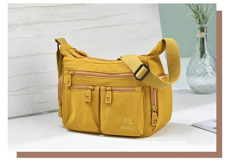 Nylon Crossbody Bag For Women Large Capacity Shoulder Bag Multi-pocket Female Bag Shopping Travel Lady Handbag Leisure Purse sac