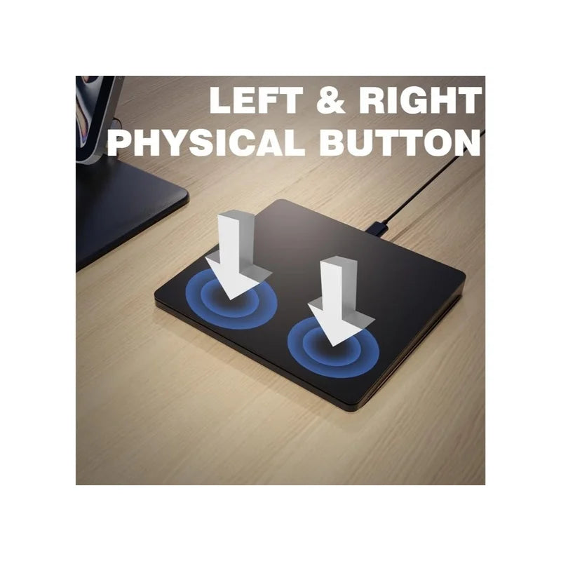 Z USB Wired Touchpad Large Glide Surface Trackpad for Windows UltraSlim Aluminum