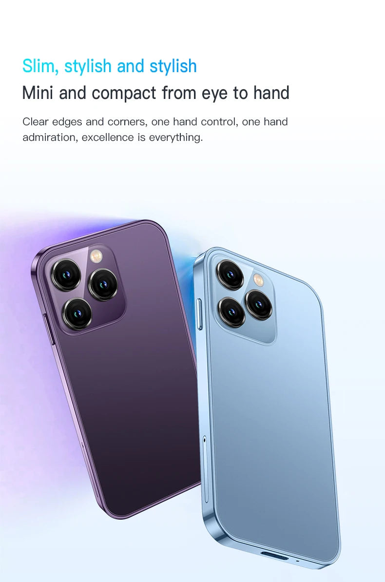 SERVO Mini Smartphone 3.0" Display 2GB+16GB 3G WCDMA Facial Recognition WiFi GPS Play Store Android Smart Phone Dual SIM Standby