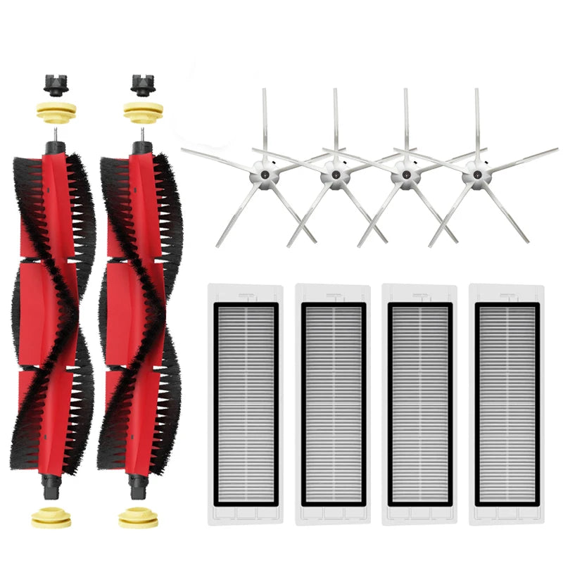 Brush Mops Hepa Filters for Roborock S5 S50 S502 S55 S6 S6 Pure E4 for Robot 1S SDJQR01RR Vacuum Cleaner Accessories