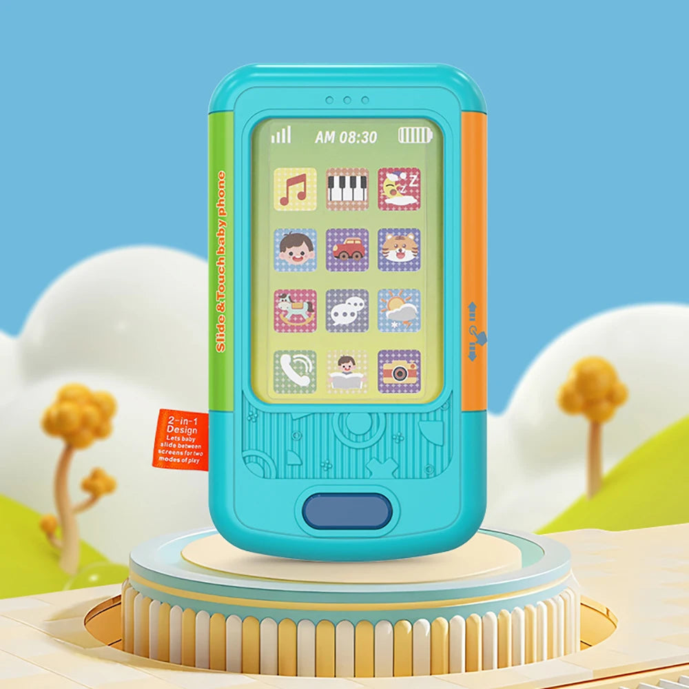 Kids Touch Screen Smart Mobile Phone Toys Enlightenment Early Education of Puzzle Simulated Musical Story Toy For Children