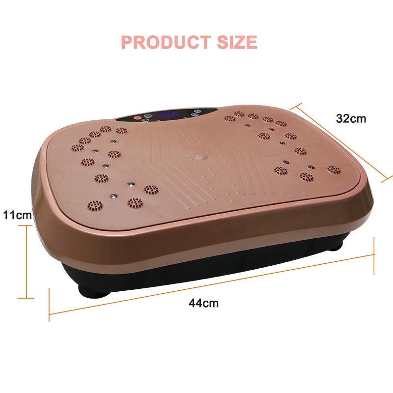 Home Fitness Vibration Plate Machine - Fat Burner Slimming Device for Lazy Weight Loss | Ultimate Oscillating Workout Platform