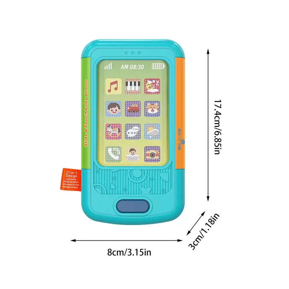 Kids Touch Screen Smart Mobile Phone Toys Enlightenment Early Education of Puzzle Simulated Musical Story Toy For Children