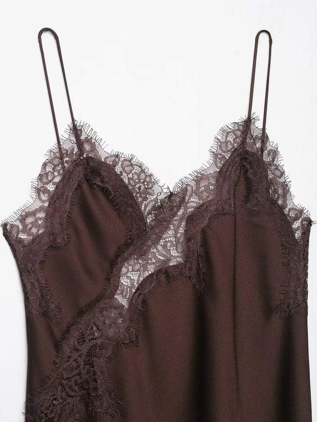 TFMLN Damen sexy Spitzen-Spleiß-Kleider Sommer einfarbig ärmelloses asymmetrisches Kleid rückenfrei schmal Damen Party Sling Minikleid