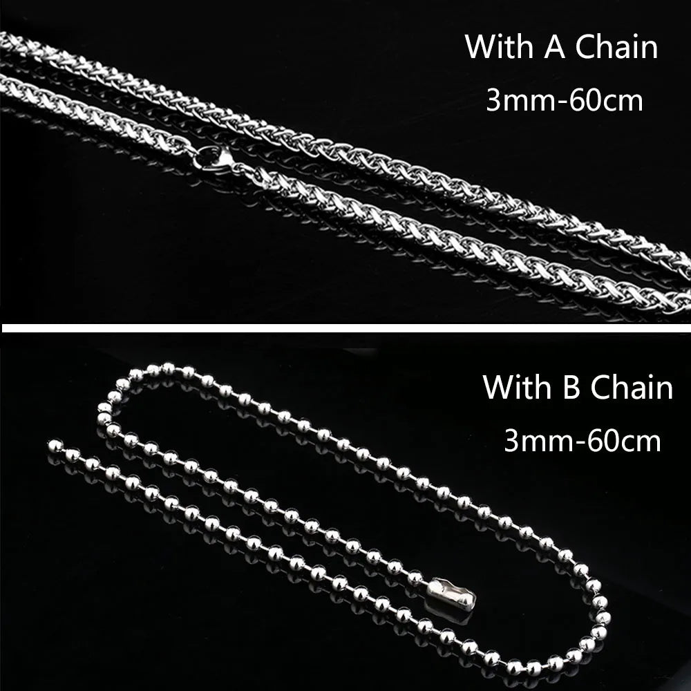 NEW Darkly Men's 316L Stainless-Steel Gothic Satan Goat Lucifer Pendant Necklace Animal Punk Jewelry For Boyfriend Gift