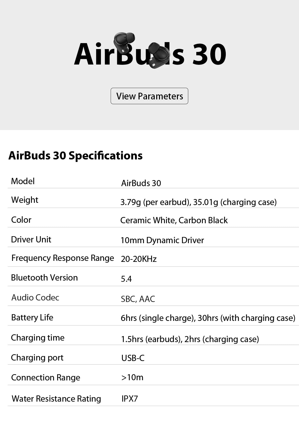 Blackview Airbuds 30 Headset Wireless Headphones TWS Sports Air Conduction Bass ENC Earphones TWS With Mic 400mAh IPX7