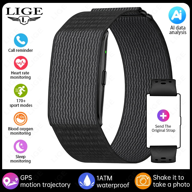 2025 New Smart Watch Fitness Sport Smart Bracelet For Men Women Heart Rate Blood Oxygen Health Monitor Waterproof Smartwatch Men