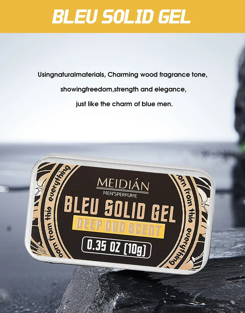Perfume set, which can be applied on the wrist and neck, fresh smell, men's and women's portable refreshing solid perfume