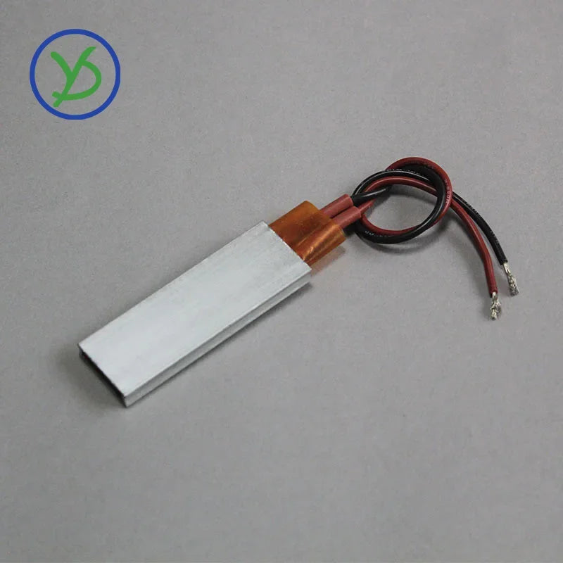 60x21mm 12V~220V Constant Temperature Ceramic PTC Heating Sheet Aluminum Shell Heating Plate 70~270℃ Electric Heater Accessorie