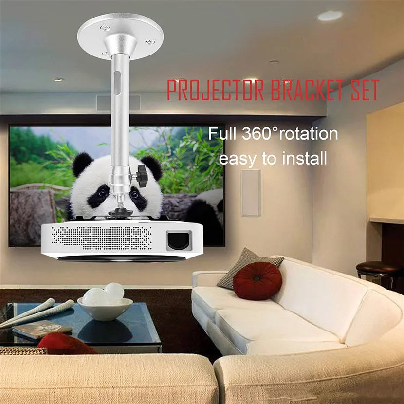 Portable Projector Bracket 360° Rotatable Ceiling Wall Mount Beamer Holder Aluminium Fit for HY260 Pro HY320 Beam Projector