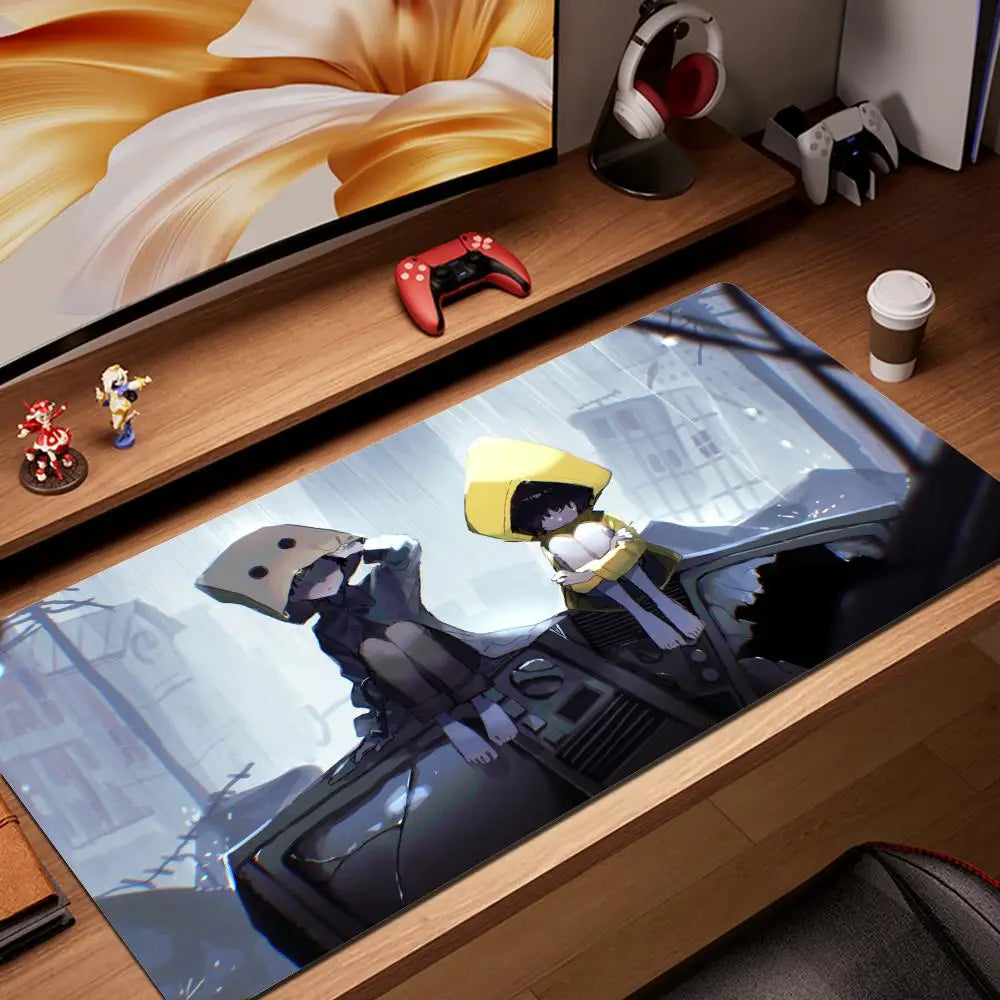 Xxl Mouse Pad Gamer Little Nightmares Pc Cabinet Games Desk Mat Mousepad Anime Computer Desks Office Accessories Keyboard Gaming