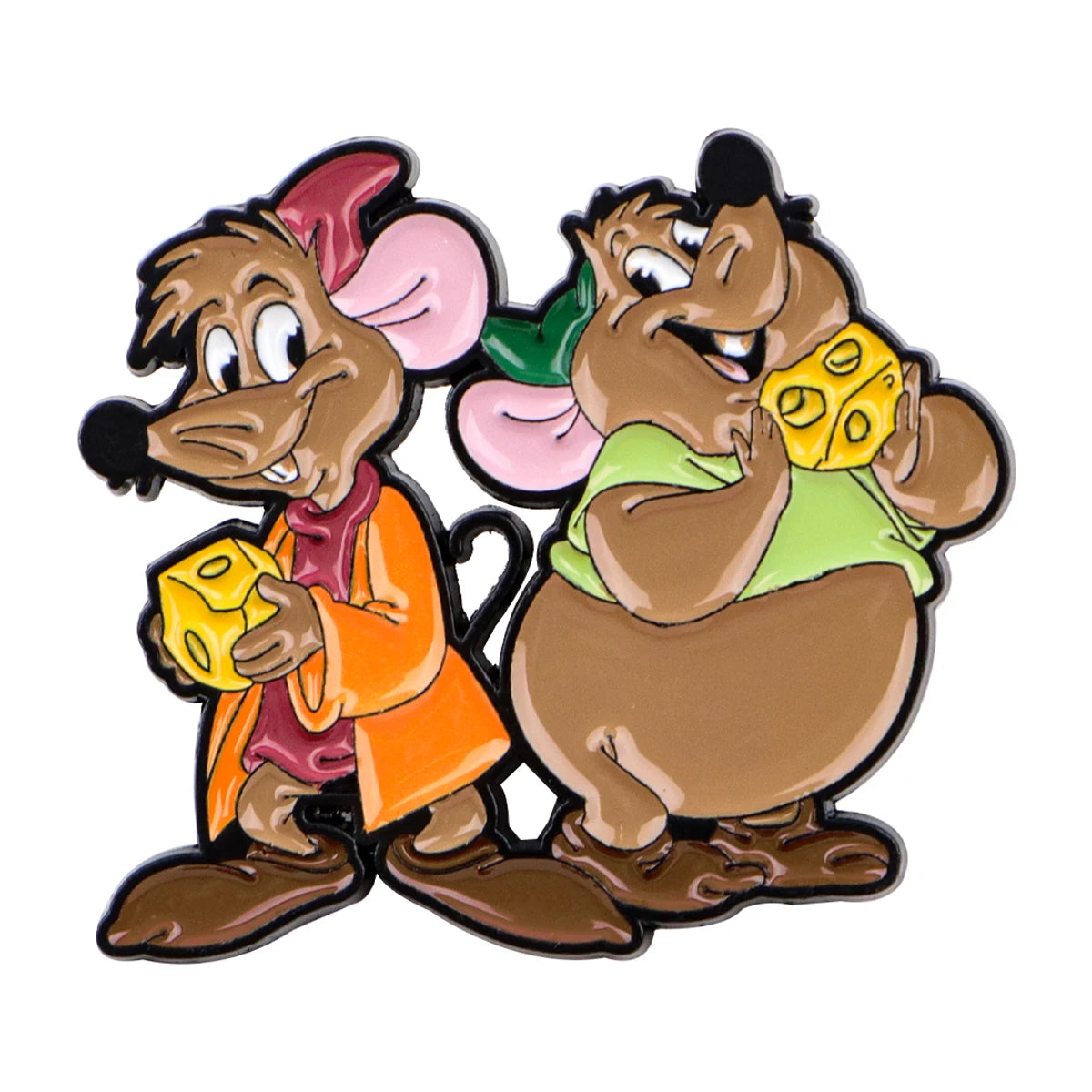 Fairy Tale Enamel Pins Cute Cartoon Mouse Brooches for Backpacks Clothing Lapel Badges Anime Jewelry Gift for Kids Women