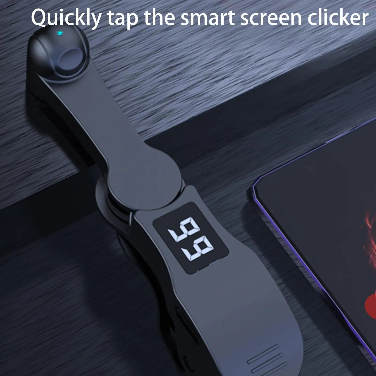 Outo Skermklikker vir Slimfoon Toepassings Video Regstreekse Uitsending Toestel USB Simulator Slimfoon Speletjie Skerm Raak Driepote Tikker