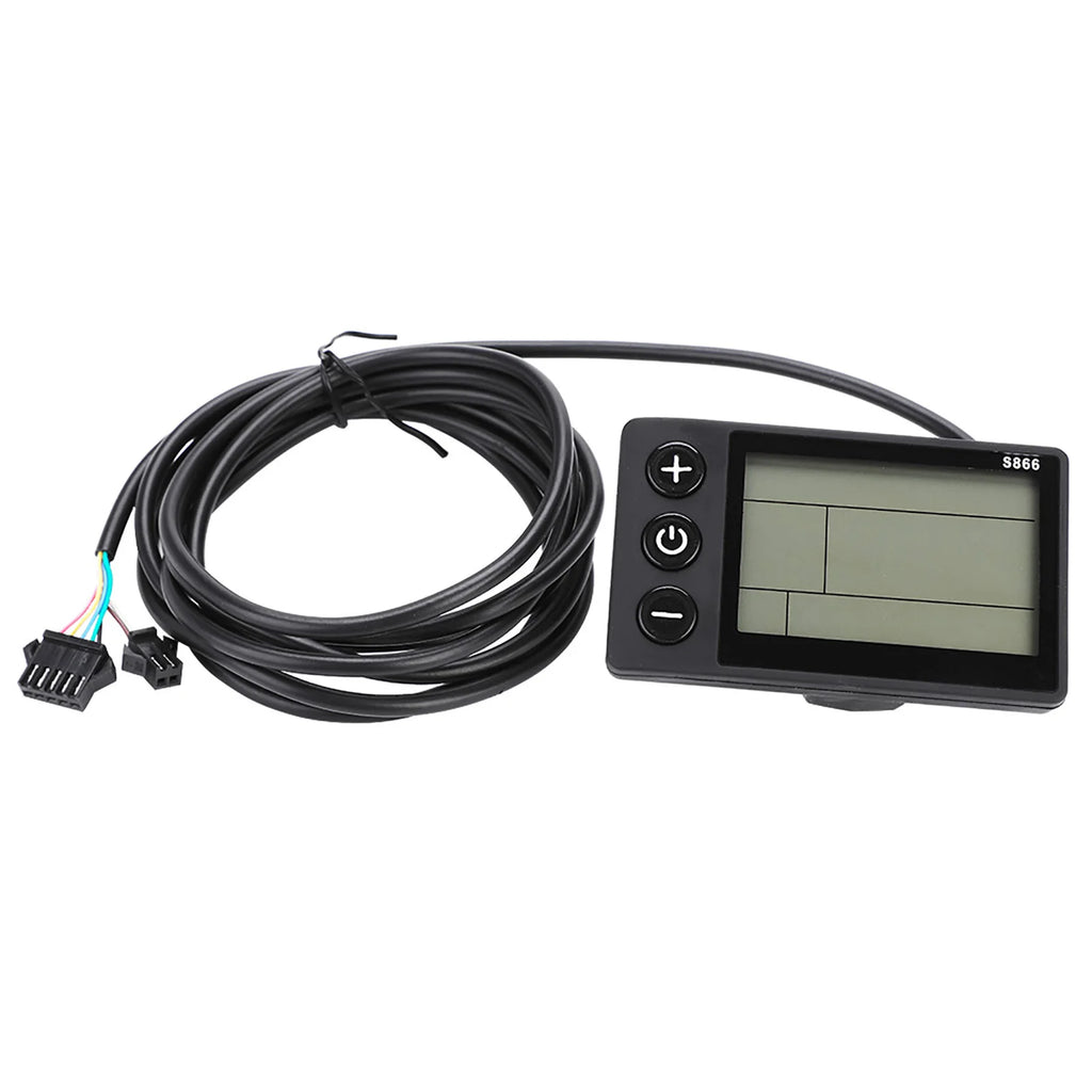 Electric Bike Controller 24V‑48V 13A Brushless Controller with LCD Display Panel E-scooter Meter Control for 22.5mm Handlebar