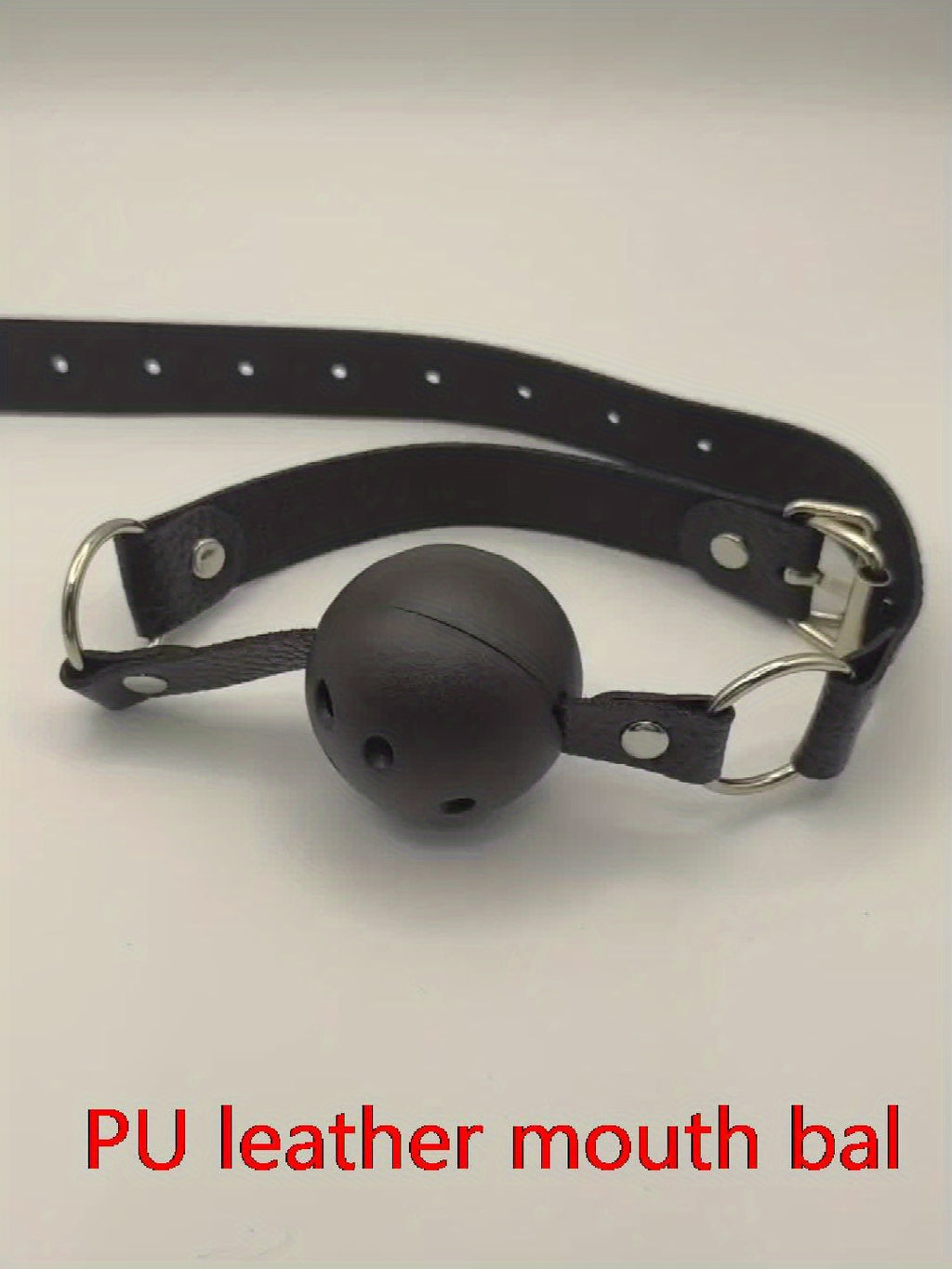 Adult Intimacy Accessories, Leather Gag Ball, Couples Flirting Game Props, Alternative Toys for Adults